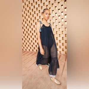 Ulla Johnson car coverup in legion blue o/s